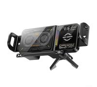 Support de chargeur de voiture sans fil rotatif 15 W pour Samsung Z Fold & Flip, support de téléphone pliable pour Huawei Mate X2 (noir)