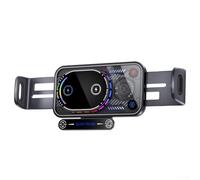 Support de chargeur de voiture sans fil rotatif 15 W, support de téléphone pour Samsung Z Fold 7/6/5 et Z Flip 7/6/5, batterie intégrée de 200 mAh prenant en charge plusieurs sorties d'alimentation