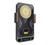 Support de chargeur de voiture sans fil, support de charge rapide 15 W avec détection automatique et rotation à 90° pour tableau de bord, grille d'aération, pare-brise (noir, 66 W)