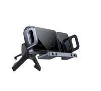 Support de chargeur de voiture sans fil X06, support de téléphone pliable avec grille d'aération et tableau de bord, charge rapide pour grand écran (argent)