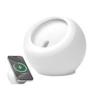 Support de chargeur magnétique sans fil - Support de téléphone en silicone | Station de charge magnétique sans fil, support de station d'accueil en silicone, support de chargeur, base de montage