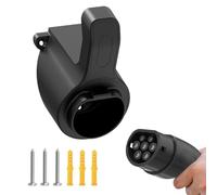 Support de chargeur portable - Support mural 15 x 10 x 8 cm, norme américaine | Crochet de prise européen, de rangement de fil universel, cadeau élégant et fiable pour véhicules camions Suv Ga