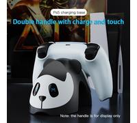 Support De Chargeur Rapide Pour Manettes De Jeu, Lumière Led, Double Station De Charge, Joli Panda, Contrôleur, Joystick, Support De Charge Pour Ps5