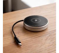 Support de chargeur sans fil 3 en 1 en alliage de zinc rétractable (noir)