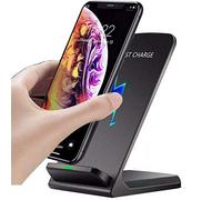 Support de chargeur sans fil certifié Qi 10 W/7,5 W pour iPhone 14 13 12 11 Pro Max/XS MAX/XR/X/8, Samsung Galaxy S 22 21 20 S10 S9, Note 10+/S10+/S10E/S9+/S8 Plus/S7