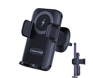 Support De Chargeur sans Fil De Voiture | Support De Véhicule avec Charge sans Fil,Support De Rotation Automatique à 360 Degrés, pour Conducteur Et Passager dans Le Siège