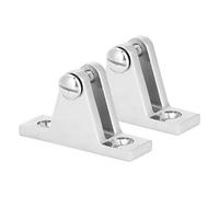 Support de charnière de bateau, 2 pièces support de charnière marine Bimini Top montagne forme pédale charnière goupille bateau montage pont matériel
