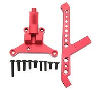 Support de châssis Avant RC en Alliage d'aluminium, Durable, léger, Support de Mise à Niveau des Performances pour Voiture TRAXXAS Sledge 4WD 1/8 RC (Rouge)