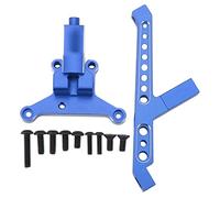 Support de châssis Avant RC en Alliage d'aluminium, Durable, léger, Support de Mise à Niveau des Performances pour Voiture TRAXXAS Sledge 4WD 1/8 RC (Bleue)