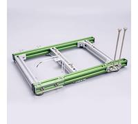 Support de Châssis de Bricolage Châssis Ouvert Boîtier de Carte Mère D'ordinateur de Bricolage Support de Carte Graphique, Banc de Test à Cadre Ouvert pour PC, Mini Boîtier(Vert Argent)