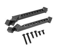 Support de châssis de Voiture RC en Alliage d'aluminium, pièces de Rechange pour TRAXXAS 4WD SLEDG à l'échelle 1/8, Fixation de Support légère et Durable, Installation Facile (Noire)