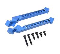 Support de châssis de Voiture RC en Alliage d'aluminium, pièces de Rechange pour TRAXXAS 4WD SLEDG à l'échelle 1/8, Fixation de Support légère et Durable, Installation Facile (Bleue)