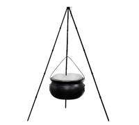 Support de Chaudron de sorcière - 78 cm en métal ABS trépied chaudrons Bol Piquet de Cour | Seau de Bonbons Effrayant, pelouse, Jardin, Porche, scène d'exposition, Configuration de Festival,