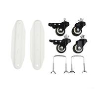 Support de chauffage mobile avec roues, ensemble de support de roulette de radiateur, base en acier au carbone robuste avec roulettes rotatives à 360 degrés pour la maison