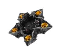 Support de Chauve-Souris Gothique 5 Trous en résine for décoration de fête d'halloween