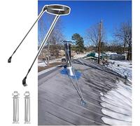 Support de cheminée de Toit, Support de cheminée Robuste - Kit de Support réglable pour Une Installation sécurisée - Vis de Fixation incluses (355 mm) - Idéal pour Une Utilisation Domestique