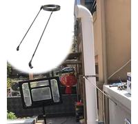 Support de cheminée de Toit, Support de Conduit de cheminée - Kit de Fixation Murale pour poêle avec vis, Support de cheminée pour Protection Contre Le Vent et la Neige, Compatible avec Les