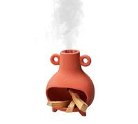 Support de cheminée en céramique Palo Santo, Palo Santo et support de sauge, brûleur de bâtons de tache, brûleur d'encens de méditation d'aromathérapie pour bois sacré de sauge (B)