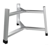 Support de cheminée pour accessoires de feu d'extérieur, support de feu en acier inoxydable avec gestion de la chaleur, trépied portable pour la cuisine et le camping, 38,1 à 68,1 cm (38,1 cm)