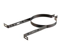 Support de cheminée réglable SS304 - Support de tuyau mural avec vis d'expansion for une ventilation et un soutien optimaux(Natural,13cm)