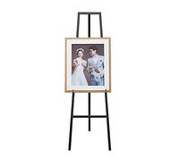 Support de chevalet, chevalet d'artiste en métal pour Peindre Dessiner, chevalet Pliable réglable en Hauteur pour Afficher des Affiches, des publicités des menus