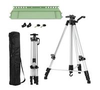 Support de chevalet croquis en métal réglable Portable voyage pliable dessin for fournitures d'art d'artiste 50-150CM Pour Peinture(B With Green Tray)