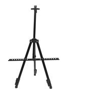 Support de chevalet d'art, support panneau pliable, tableau blanc, d'affichage pratique Pour Peinture(Black)