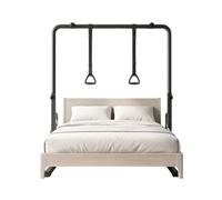 Support de chevet autoportant réglable en hauteur pour le haut du corps avec poignées de tirage, barre de soutien stable pour personnes âgées, 180 cm