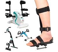 Support de Cheville de Jambe de Machine de rééducation, 1 Paire de Support Fixe de Jambe de pédale de vélo de Fitness avec Fixation Velcro, pour handicapés, équipement de Protection d'entraînement d