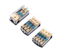 Support de Circuit d'amplificateur Audio de camion Audio de voiture Amplificateur stéréo de Style AGU adaptateur de fusible de Refit 60A boîte de support de fusible de voiture régulière Câblage de pro