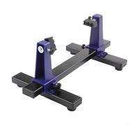 Support de circuit imprimé réglable avec rotation à 360°, base en métal robuste pour réparation de soudure de circuit imprimé, support de serrage ignifuge pour petites et moyennes cartes, bleu et noir