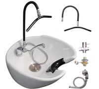 Support De Circulation D'eau Pour Bac à Shampoing, Outils De Spa Pour La Tête, Cascade De Spa Pour Bac à Shampoing, Support De Circulation D'eau, Thérapie Spa Pour La Tête Et Les Che 4pcs accessories