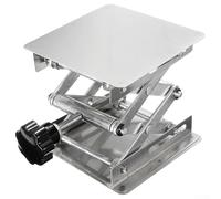 Support de ciseaux de laboratoire, 200 x 200 mm, en acier inoxydable, plateau élévateur de laboratoire, hauteur réglable de 85 à 280 mm, support de plate-forme de levage