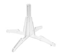 Support de Clarinette Portable à Quatre Pieds, Blanc, Démontable | PC Plastique, Bords Lisses, Points de Contact Anti-rayures, pour Professeurs et Musiciens en Répétition