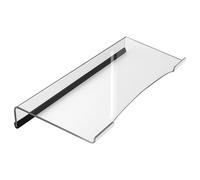 Support de Clavier Acrylique, Support de Clavier D'Ordinateur Incliné en Acrylique Support de Clavier Transparent pour Bureau de Dactylographie