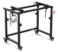 Support de clavier de piano - Bureau de studio de musique pour production musicale - Synthés de pianos numériques électriques pour 49, 54, 61, 88 touches - Station d'enregistrement à domicile - Table
