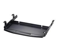 Support de Clavier D'Ordinateur de Bureau,Tiroir de Claviers Coulissants en Acier Conception Ergonomique sous la Table, Longueur de Code de Suspension 55/95mm / Noir / 95mm