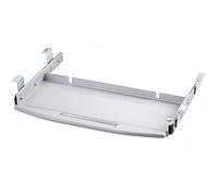 Support de Clavier D'Ordinateur de Bureau,Tiroir de Claviers Coulissants en Acier Conception Ergonomique sous la Table, Longueur de Code de Suspension 55/95mm / blanc / 55mm