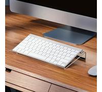 Support de clavier en acrylique avec inclinaison fixe pour soutenir l'efficacité de frappe et réduire le confort du haut du corps (transparent, petit)