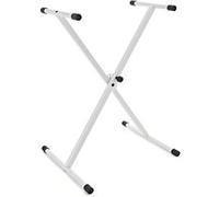 Support de Clavier en X - Stand de Piano Numérique en Croix Réglable - Blanc par Gear4music Blanc