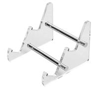 Support de clavier - Étagère de rangement pour clavier, support en acrylique | Support de clavier mécanique transparent avec barres de connexion, support de clavier d'affichage transparent pour le