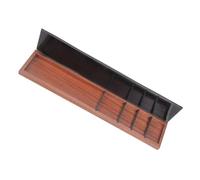 Support de clavier incliné en cuir synthétique pour clavier avec durabilité Boîte de rangement en bois pour espaces de travail bien rangés Repose-poignet ergonomique