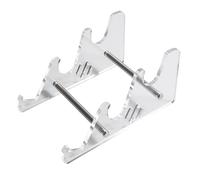 Support de clavier - Support de bureau mécanique transparent, présentoir de bureau, cadre réglable | La conception du suppor Transparent maintient les claviers élevés et organisés en toute sécurité p