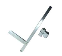 Support De Clé À Douille De Plafond - Support Ďe Perçage Étendu Multifonctionnel | Outil Đe Bielle À Vis Supérieure D́e Type Levage | Śupport En Acier 45 En Fer Galvanisé 2 Én 1 Pour Vis M6-M10, Douil