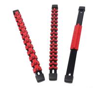 Support de ouille, organiseur de rail en ABS réglable pour douilles métriques SAE de 1/4", 3/8", 1/2", support de rangement mural pour outils