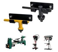 Support De e Mandrin - Construction Magnétique En Acier, Ensemble De Supports D'outils En Deux Pièces, Organisateur De Clés De Perceuse, Support De Rangement D'accessoires De Tour, Fixation D'ate