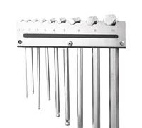 Support de clé hexagonale - Étagère à vis, fonction d'accessibilité promue, peut contenir 9 outils de rangement pour électricien de bureau, charpentier, fabrication professionnelle