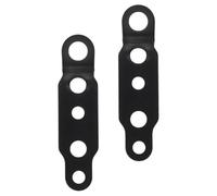 Support de Clignotant de Rétroviseur Moto, Montage Multi-trous | Alliage D’aluminium Anodisé, Installation sans Perçage, Extension Symétrique pour Feux et Guidon