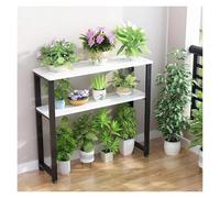 Support De Climatisation Extérieur, Présentoir for Plantes Balcon, Clôture Décorative Pot Fleurs, Salon, Chambre, Bureau, Restaurant(White,120x35x110cm)