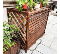 Support de climatisation extérieure, clôture de climatiseur, couverture de climatiseur en maille, clôture de climatiseur, protections, climatiseur extérieur en bois, adapté à l'extérieur (ta